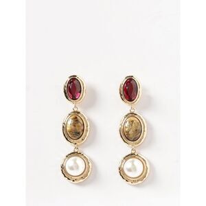 Self-Portrait Jewel Woman Gold